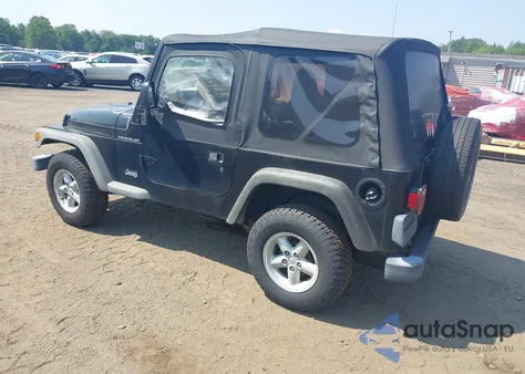 2001 Jeep Wrangler Se z USA, uszkodzony, nr VIN 1J4FA29P41P303563